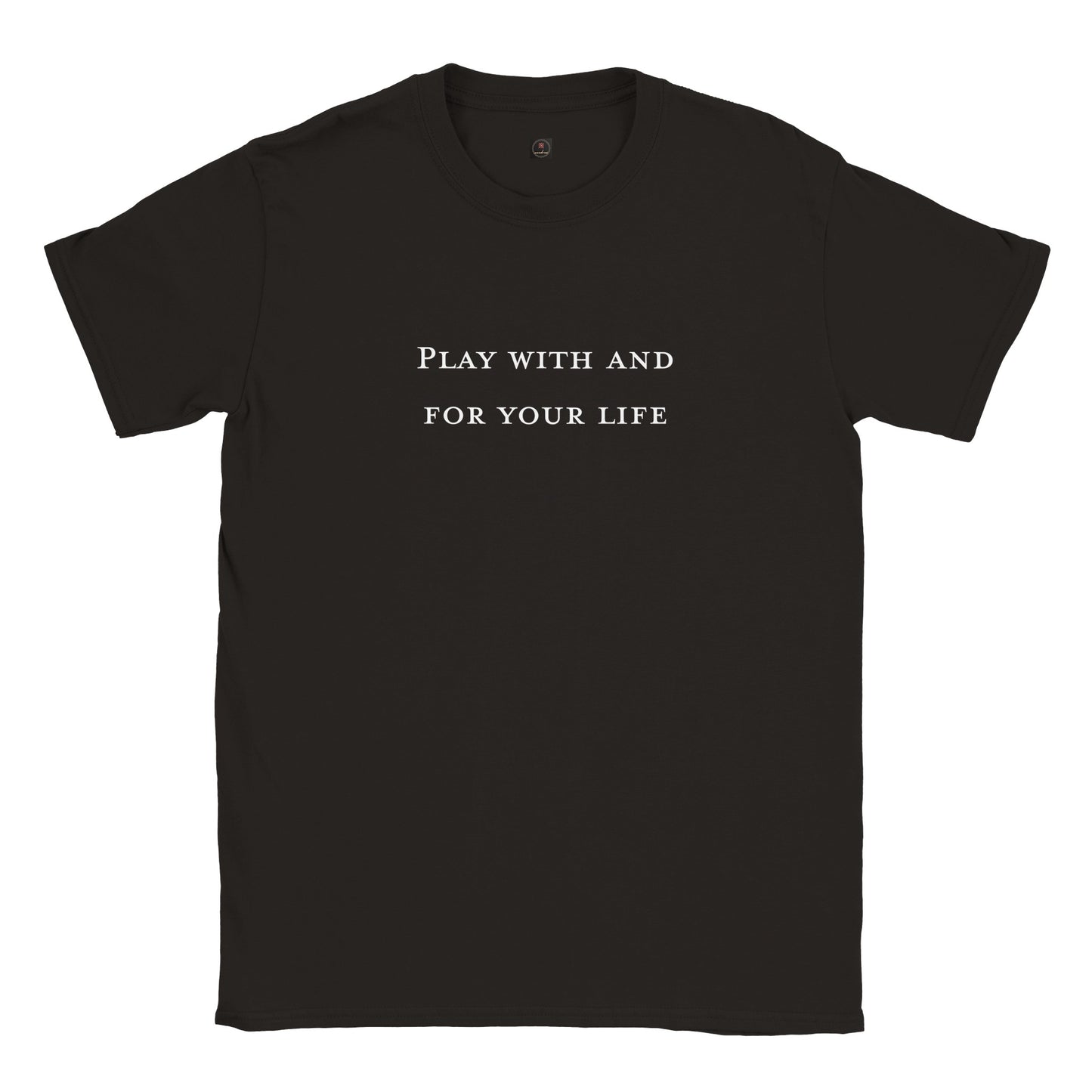 Classic Unisex Crewneck T-shirt "Play or Die"